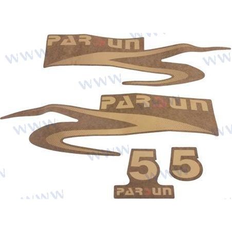 TOP COWLING STICKER FOR 5HP