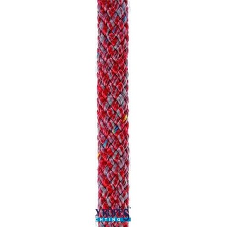 POLY-BRAID-32 8 MM GRIS/ROJO (150M)