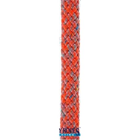POLY-BRAID-32 8 MM GRIS/NARANJA  (150M)