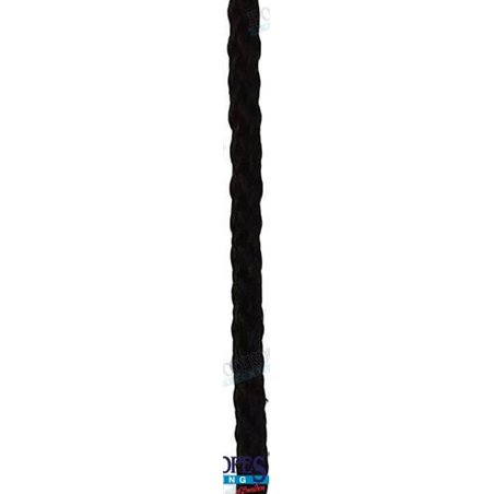 CABO POLIESTER 4 MM NEGRO 12 M