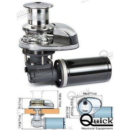 MOLINETE VERTICAL 700W 12V 6 MM C/C