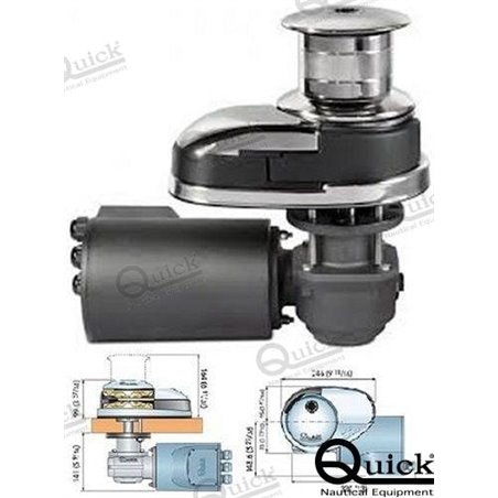 MOLINETE VERTICAL 1500W 24V 8 MM C/C