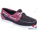 QUAYSIDE BERMUDA NAVY/PLUM - 42