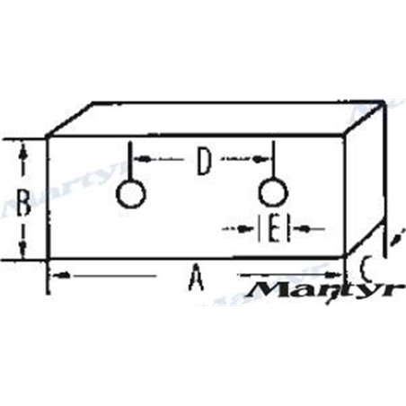 KIT ANODO ALUMINIO 330MM
