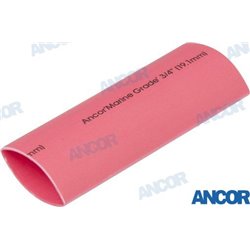 TUBO TERMORETRACTIL 19-6,4MM ROJO