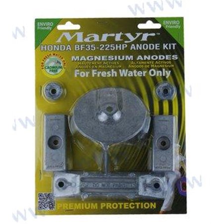KIT ANODOS MAGNESIO HONDA 35-225HP