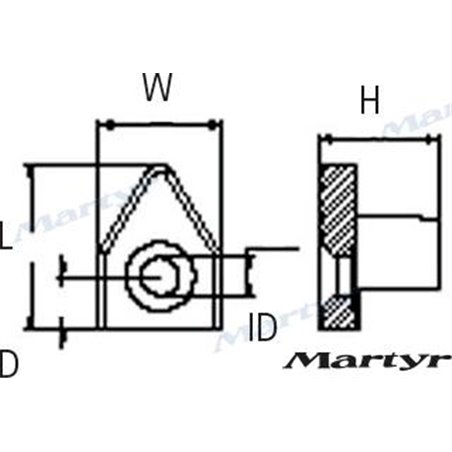 ANODO CORTA-LINEAS  MOD. "A"
