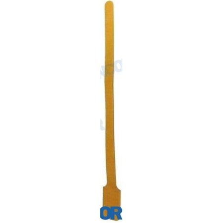 ABRAZADERA VELCRO  15CM AMARILLO