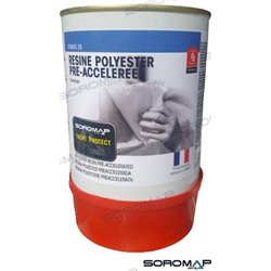 RESINA POLIESTER+CATALIZADOR 750GR.