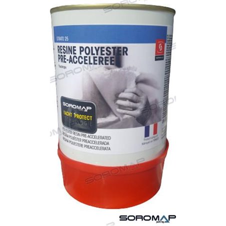 RESINA POLIESTER+CATALIZADOR 750GR.