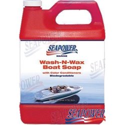 SEAPOWER WASH-N-WAX SOAP 5 LT.