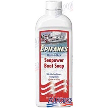 SEAPOWER WASH-N-WAX SOAP 500ML.