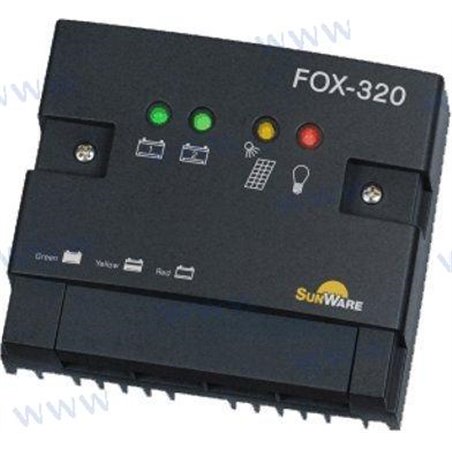 CONTROLADOR DE CARGA FOX-320 LED  20A 12