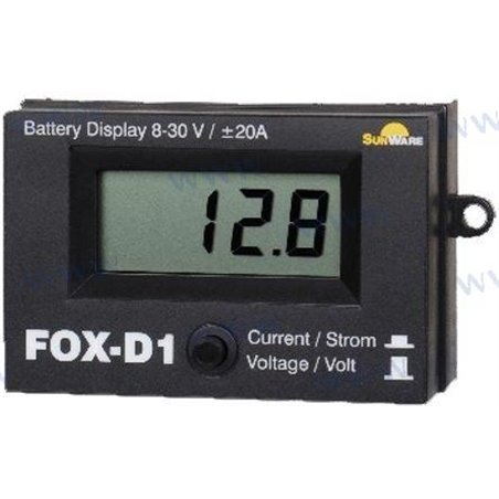FOX-D1 DISPLAY DE VOLTAJE