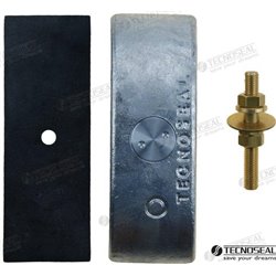 ANODO CAP ZINC Ø 42X3MM 4,3 KG COMPLETO