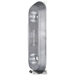 ANODO VETUS PLACA ZINC 250X63MM 2,3KG