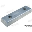 ANODO RECTANGULAR ZINC 300X80X46MM