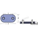 ANODO SEA RAY ZINC 200X110X30MM 3,9 KG