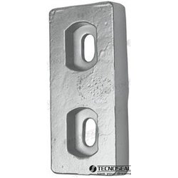 ANODO PLACA ZINC 150X69X25MM 1,46KG
