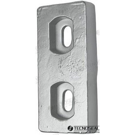 ANODO PLACA ZINC 150X69X25MM 1,46KG