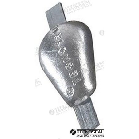 ANODO PARA SOLDAR ZINC 250X25X5MM 1,8KG