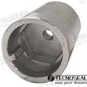 ANODO RADICE HEXAGONAL ZINC EJE 50MM