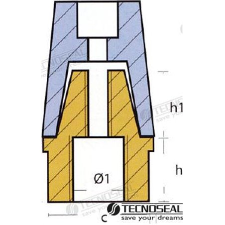 ANODO RADICE COMPLETO ZINC EJE 45