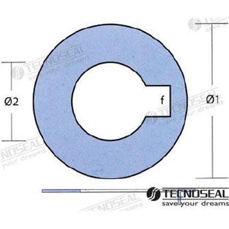 ARANDELA INOX RADICE ZINC EJE 100