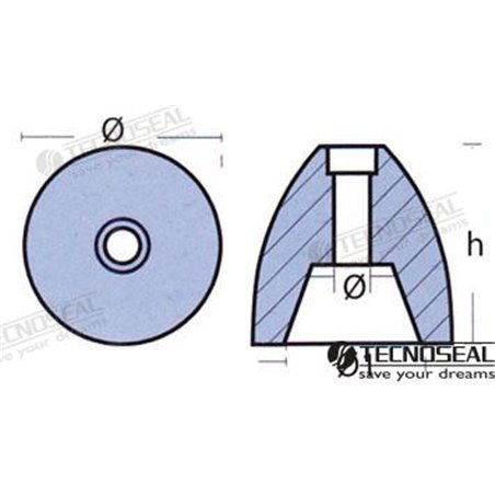 ANODO RIVA ZINC EJE 20-30MM.