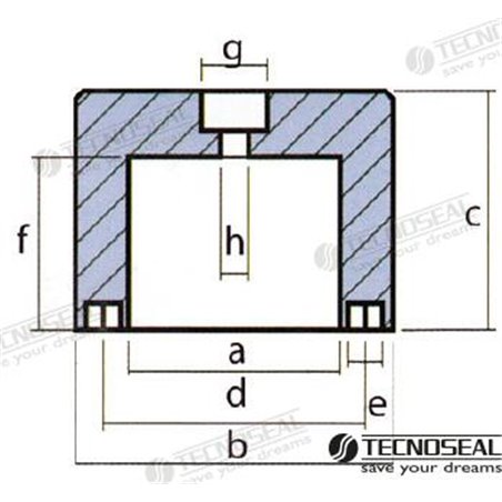 ANODO RIVA OPERA ZINC 4,8KG.