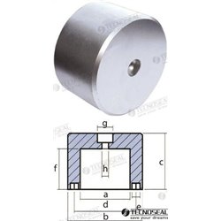 ANODO RIVA DOLCE VITA ZINC 12,95KG.