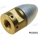 ANODO CONICO RIVA ZINC EJE 20X30 COMPL.