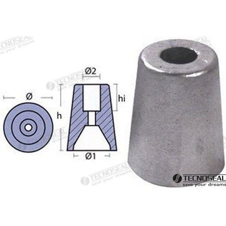 ANODO FERRETI ZINC EJE 50