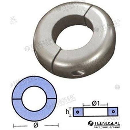 COLLAR PLANO ZINC 95MM.