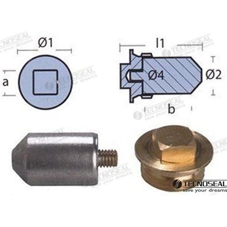 ANODO REFRIG. VOLVO C/TAPON