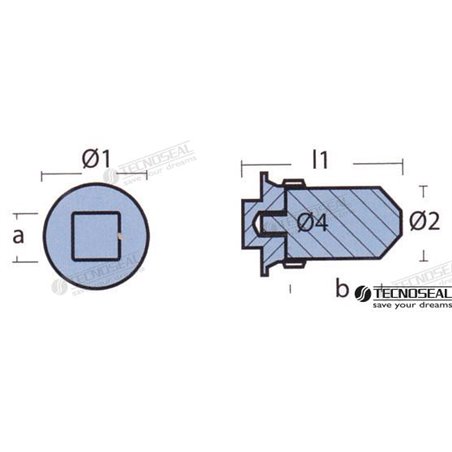 ANODO REFRIG. VOLVO C/TAPON