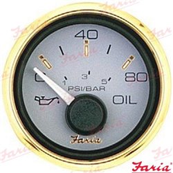 RELOJ PRESION ACEITE 5 BAR GOLD