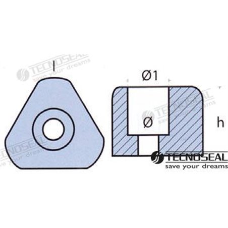 ANODO GORI Ø 8MM ZINC