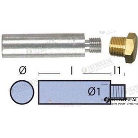ANODO MOTOR YANMAR COMPLETO L 30MM