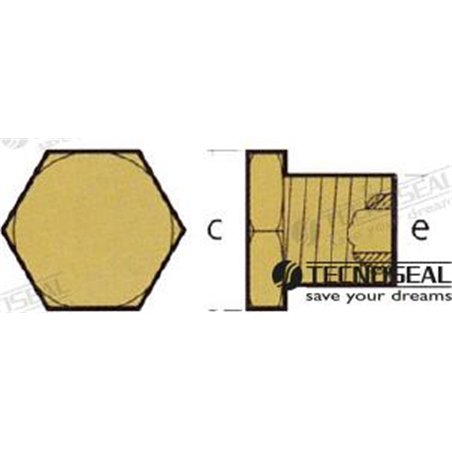 TAPON ANODO CATERPILLAR TEN02021T