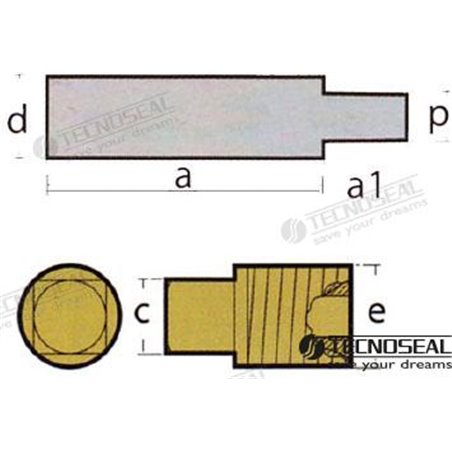 ANODO SCANIA COMPLETO ZINC