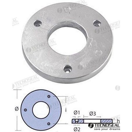 ANODO HIDROMARINE ZINC Ø 150MM
