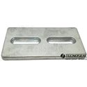 ANODO PLACA ZINC DIVERS 305X152X25MM