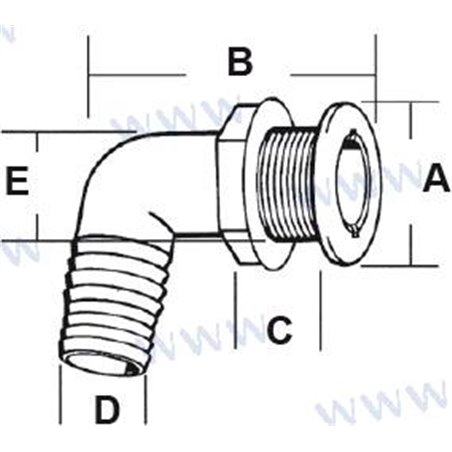 PASACASCOS PARA MANGUERAS DE 29 MM.