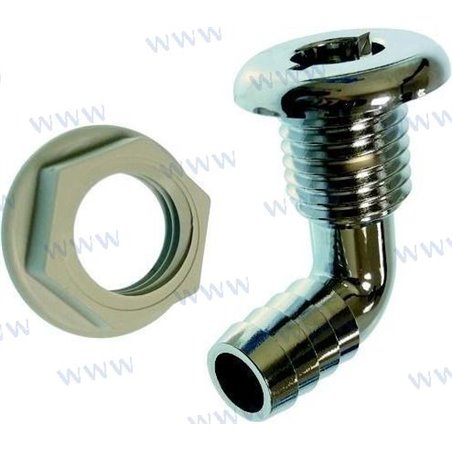 PASACASCOS 90º PARA MANGUERAS DE 19 MM.