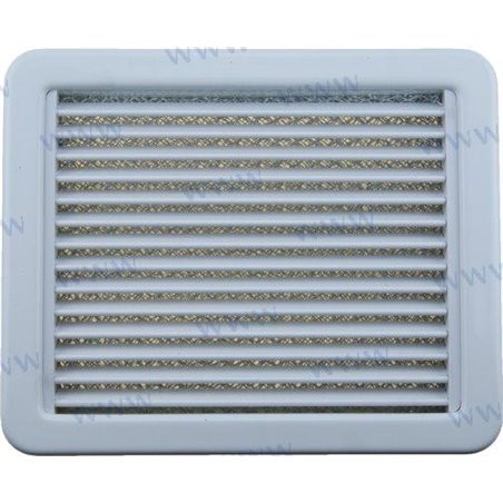 REJILLA TOMA AIRE ABS BLANCA 10x8