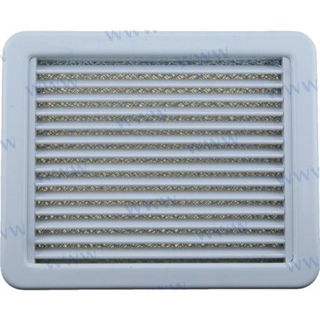 REJILLA ABS TOMA AIRE 14x10 BLANCA