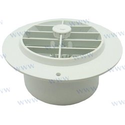 REJILLA  PVC AJUSTABLE BLANCA dim. 100mm