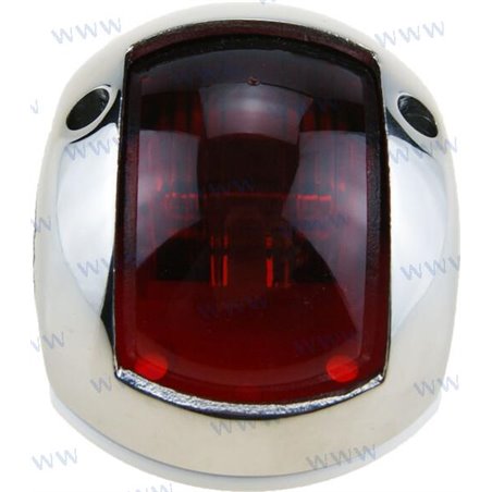 LUZ NAVEGACION AISI316/112.5° ROJA