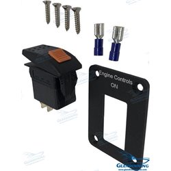 INTERRUPTOR PANEL SISTEMA - NEGRO